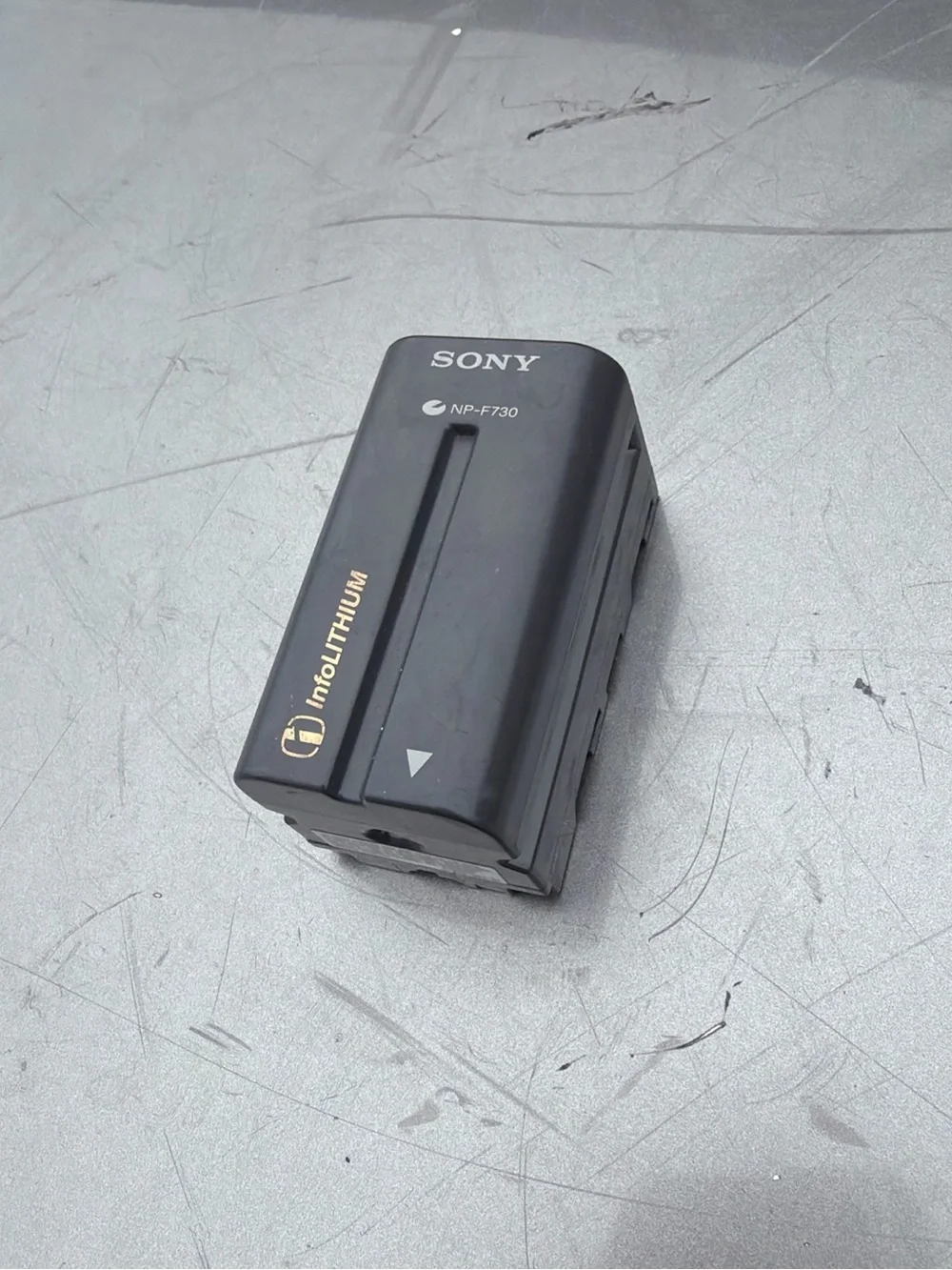Sony NP-F730 Rechargeable Camera Battery - Black with Gold Accent